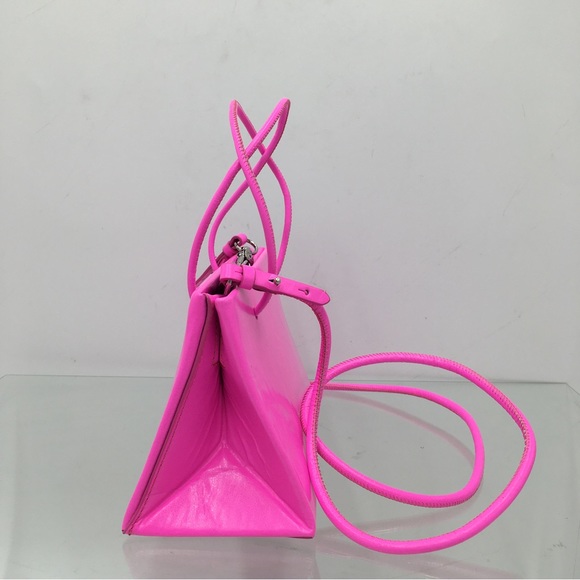 Medea Cydonia Mini Handbag Neon Pink - Picture 7 of 16